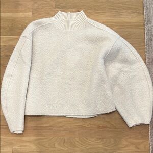 Zara Cream Turtleneck Sweater